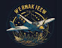 create t shirt ww2 fighter airplane aviation logo