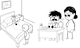 create a 2d advanced cartoon stickman based on your script