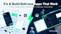 vibe coding expert, bolt new developer, bolt new websites, bolt new web app