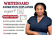 create whiteboard animation explainer elearning course video and training video