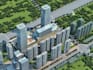 model 3d mixed use development,urban planning, landscape design, cgi skyscraper
