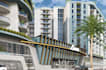 design multitower complex,mix use building,facade street layout,highrise model
