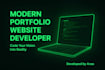 build a personal portfolio website HTML CSS and javascript