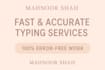 do fast , accurate and error free typing for you