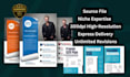 realistic dl flyer, tax, financial flyer and brochure