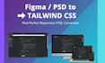 convert figma to responsive HTML with tailwindcss
