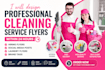 design a professional cleaning, laundry, and handyman flyer