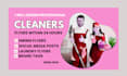 design professional cleaning flyer, laundry flyer for business