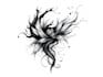 professional tattoo design black and white