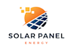 design modern electrical solar energy power panel logo