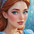 portrait illustration in disney style