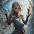 fantasy character fantasy character art in unique style