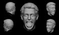 make a personalized 3d head bust ready for 3d printing