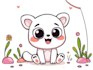 draw a cute and funny cartoon illustration
