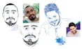 draw a professional vector portrait illustration