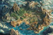 do fantasy map illustration