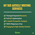 write SEO text and articles pro