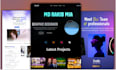 create a modern framer website with custom animations and cms