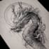 high end linework tattoo design for you