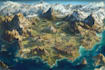 do fantasy map illustration