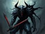 draw custom dark berserk style art in high quality