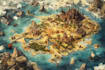 draw a custom fantasy map