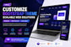 customize bootstrap theme, scalable web