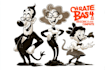 do characters in retro rubber hose cartoon style