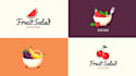make an amazing fresh fruit salad logo