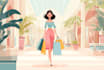 create cartoon background illustration