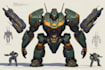 do complete mecha concept arts