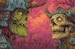 create high detailed illustration in distressed comic style