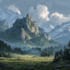 digitally paint fantasy landscape