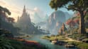 create concept art environment and illustration