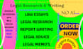 do law,essay, legal research and business law in 24 hrs