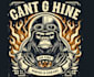 make vintage t shirt biker gorilla logo