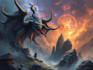 paint semi realistic fantasy art