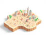 create a professional isometric map