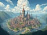 create city, event, tourist, and fantasy map illustration