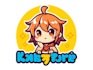 design exclusive logo with cute anime mascot, chibi