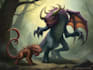 draw fantasy creatures and custom monster illustration
