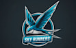 design awesome style batter fly bird flying mascot logo