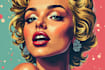 draw a professional pop art portrait