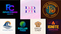 design a modern, minimalist or bold logo with monogram, lettering and texture