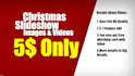 create christmas slideshow with your images in 24 hours