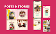 design a fully customizable canva social media kit