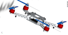 create industrial and concept drone designs with 3d modeling