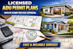 create licensed adu permit plans with pe stamp for fast approval USA