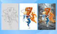create a custom comic book cover