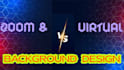 do zoom virtual backgrounds, google meet wallpapers, office mockups and logo